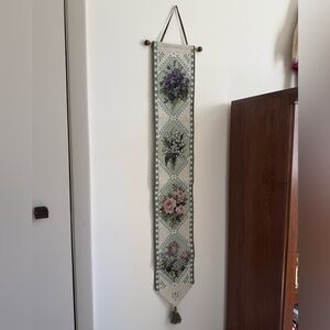 Floral Woven Tapestry